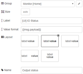 Node configuration